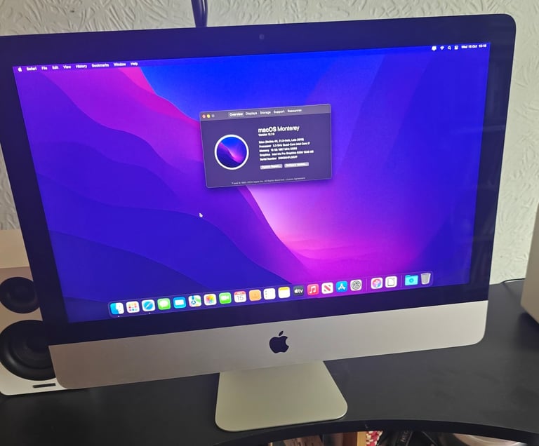 image for Imac 21.5, 4k display, i7, 16gb, 500gb SSD. Fast machine. 