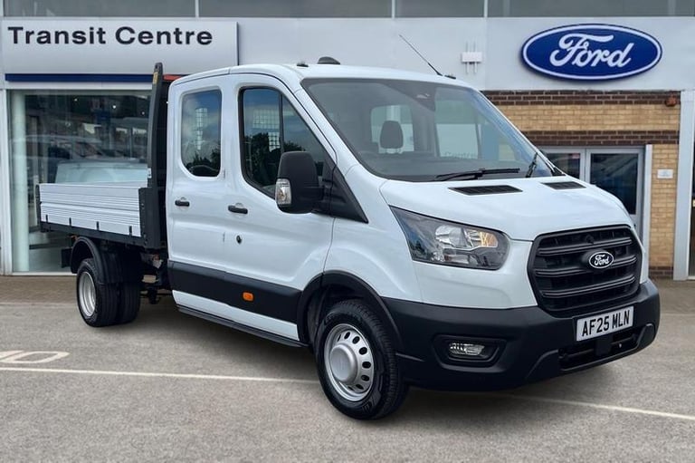 2025 Ford Transit 350 Leader L3 LWB Double Cab Tipper RWD 2.0 EcoBlue 130ps  [1 Way] DUAL REA Tip...