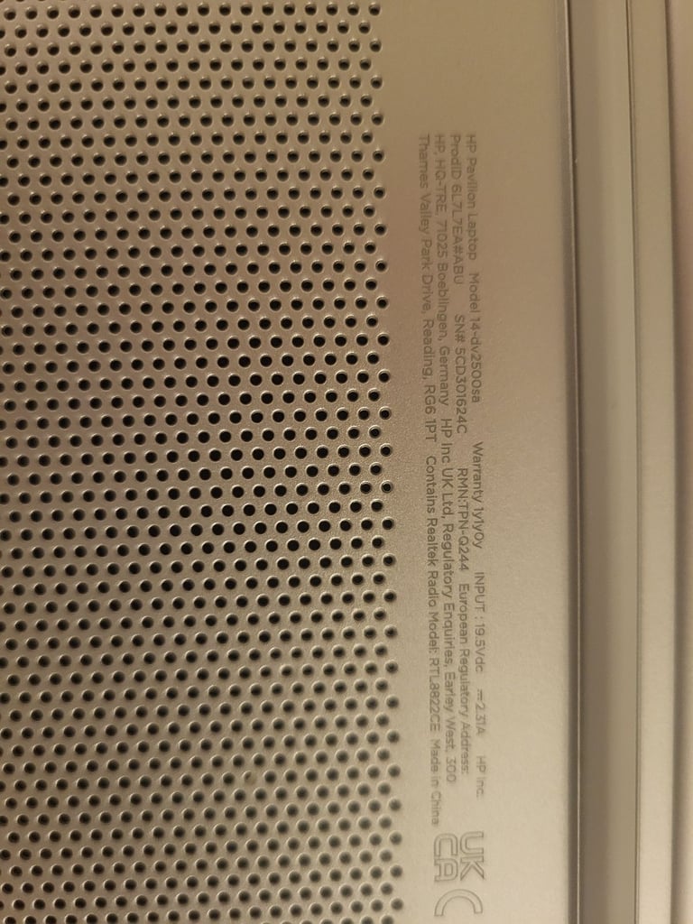 HP Pavilion touch screen laptop