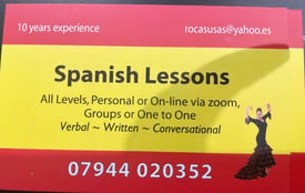 Spanish tutor in Wales.