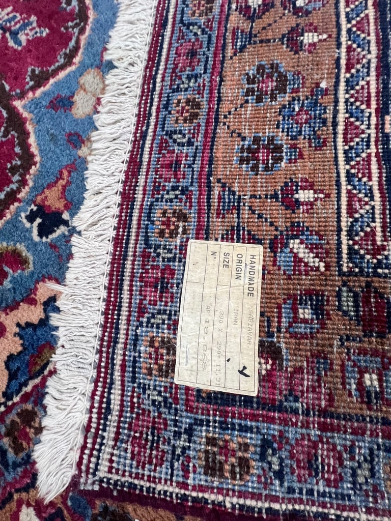 Persian sabzevar rug 295x390cm 