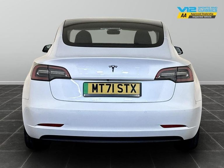2021 Tesla Model 3 Standard Range Plus Auto RWD 4dr Automatic Saloon Electric Automatic