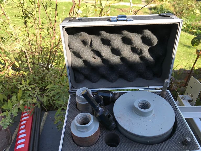 Core drill bit set.