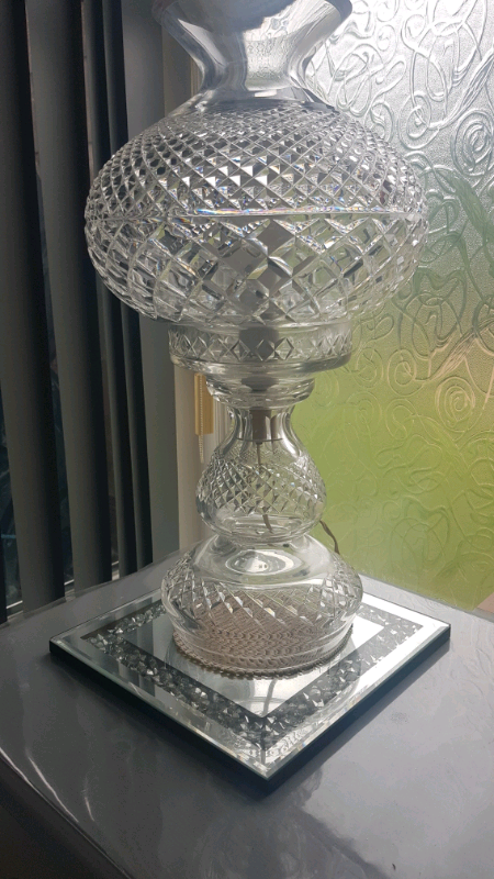 Waterford Crystal innishmore  lamp..Massive..
