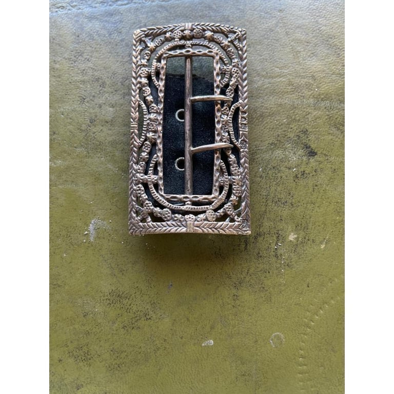 image for Belt buckle hallmark silver 