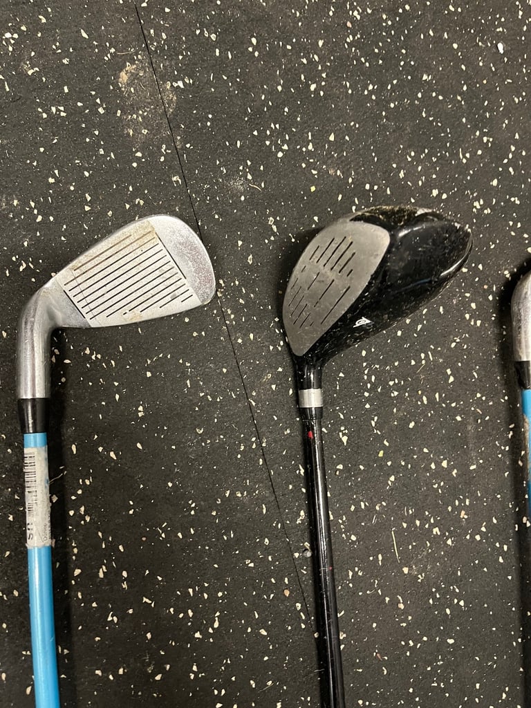 Three kids golf clubs 