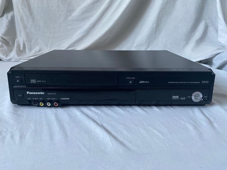 image for Panasonic DMR-EZ48V Multi-Region DVD VCR/VHS Recorder Combo
