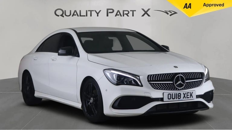 2018 Mercedes-Benz CLA 1.6 CLA180 AMG Line Coupe 7G-DCT Euro 6 (s/s) 4dr SALOON Petrol Automatic
