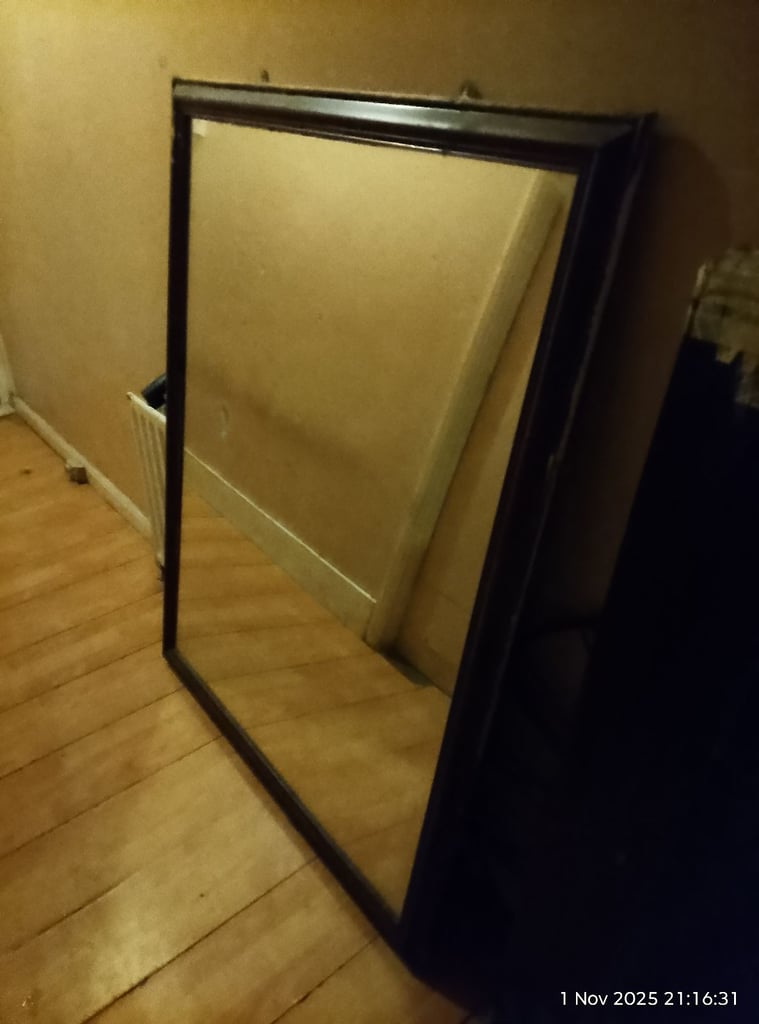 Large mirror wooden frame 