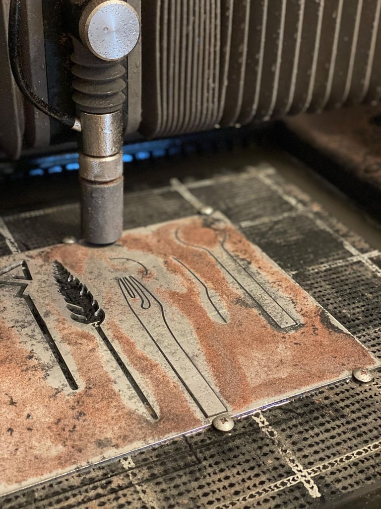 Wazer Desktop Waterjet Cutter