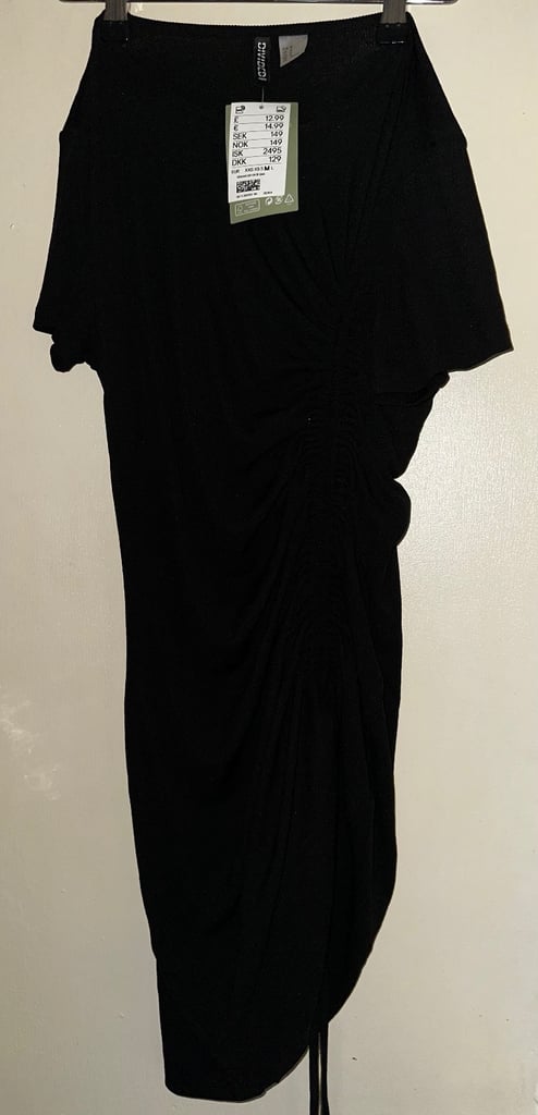 image for Drawstring side wrap dress 
