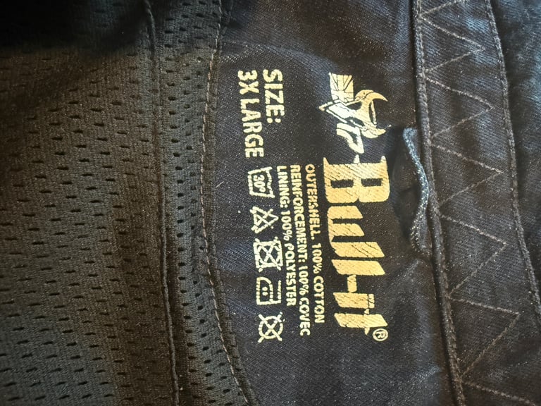 Bull-it Denim Motorcycle Jacket. Covec lined