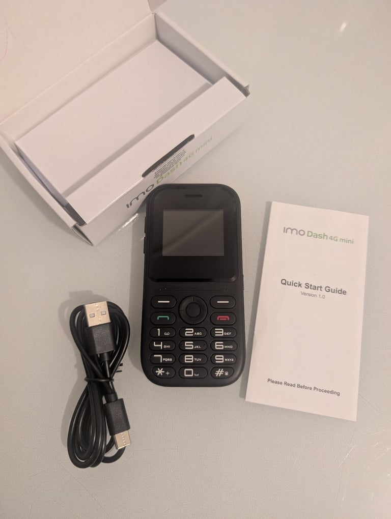 Boxed Imo Dash Mini 4G Simple phone Unlocked 