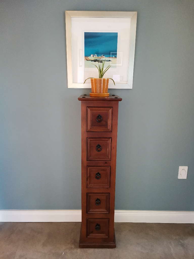 image for Solid Oak CD Storage Drawers 