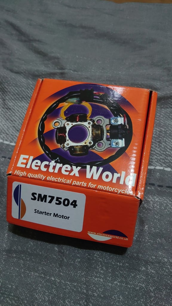 image for Starter Motor SM7504 for 50cc Aprilia Gilera Honda Italjet Peugeot Piaggio Scooter