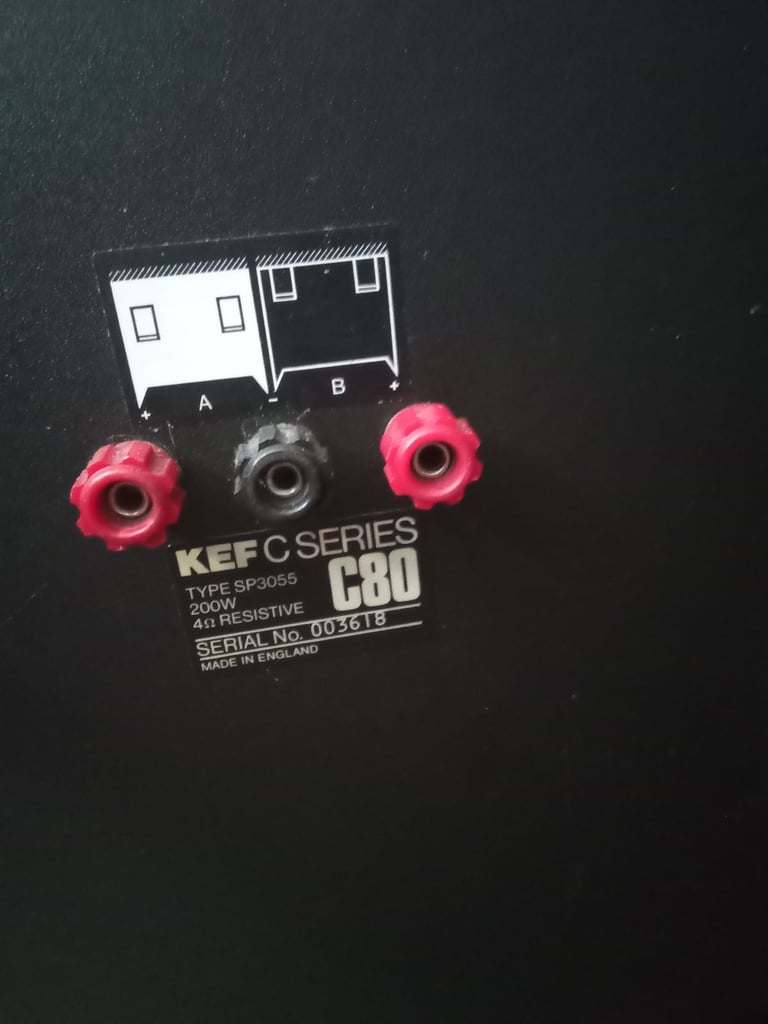 Speakers Kef c series C80 on stands with castors one pair 300 pound, offers 