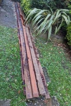 image for Decking 12 planks Smooth/Ribbed Hardwood Balau