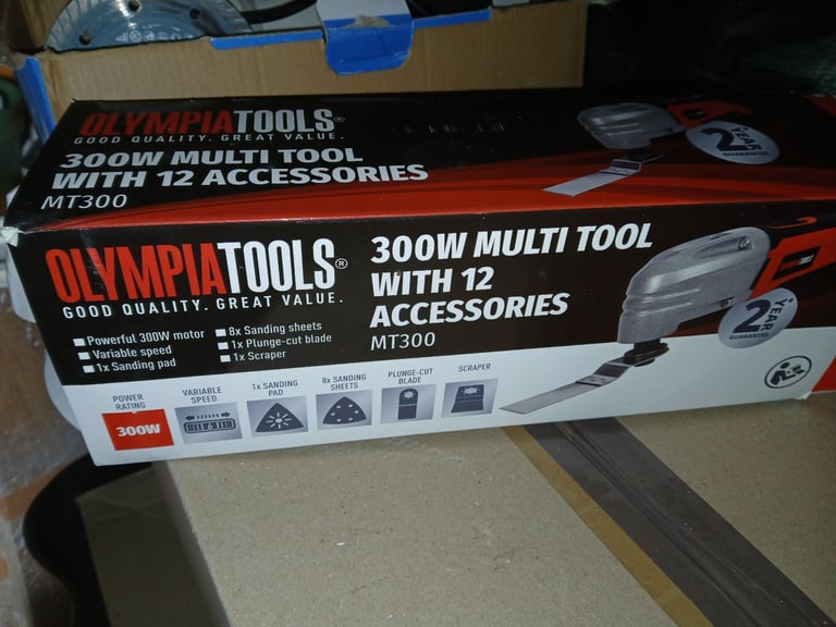 image for 300w multi tool with 12 accessories diy tools