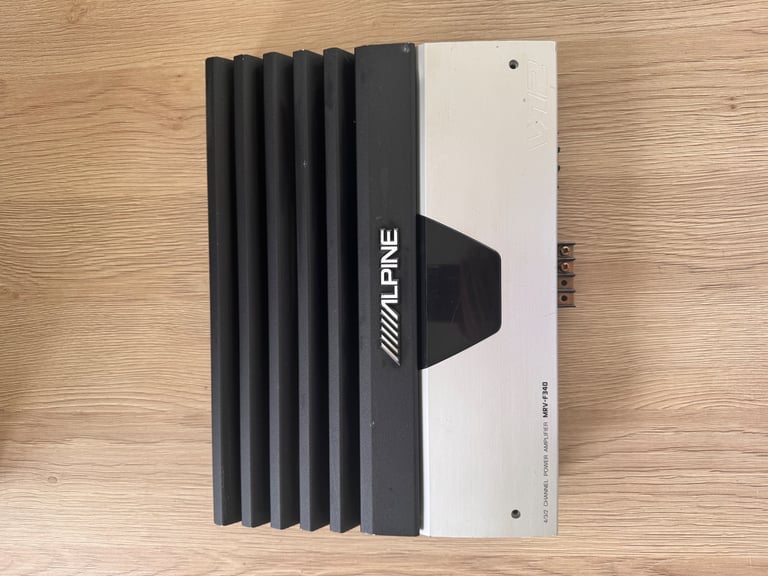 image for alpine amplifier x 3 speakers subs subwoofer car van stereo