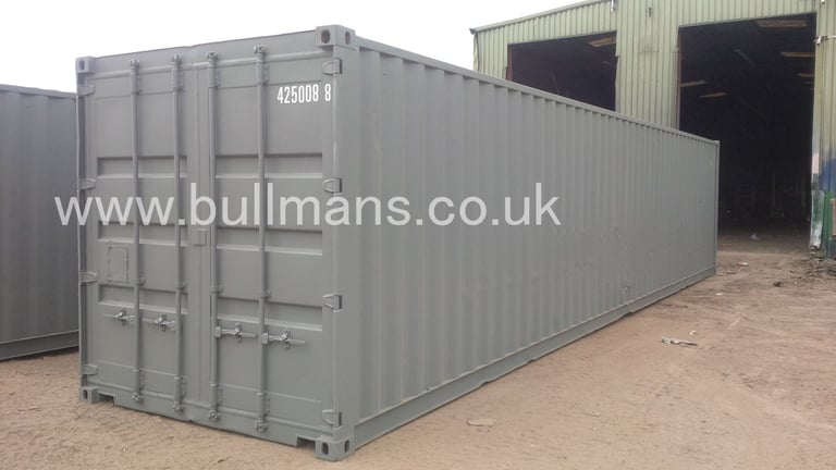 40ft Refurbished & Repainted Shipping Container – Steel Storage Unit – For Sale