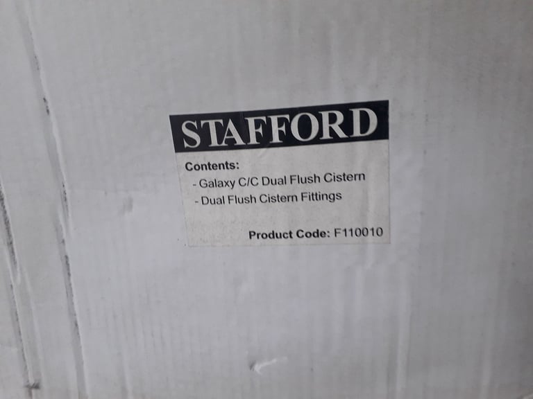 Scaffold Galaxy cc Dual Flush Cistern - Produce Code: F110010 - NEW