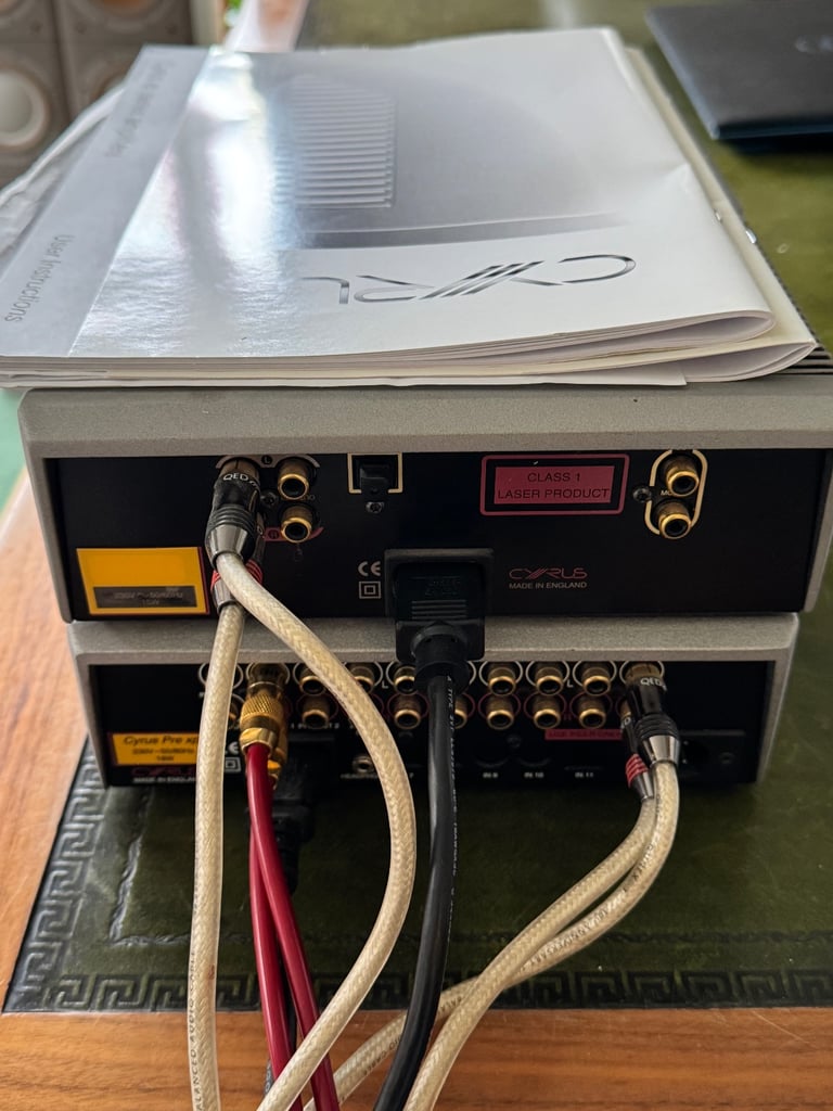 Cyrus Pre Amp and CD Player