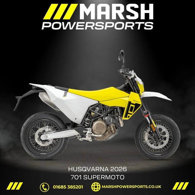 image for Husqvarna 701 Supermoto 2026 - Husqvarna Main Dealer - Reserve Yours Today!