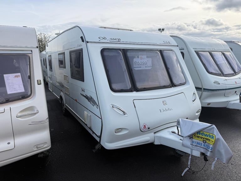 Elddis Odyssey 544 Fixed Bed Side Washroom