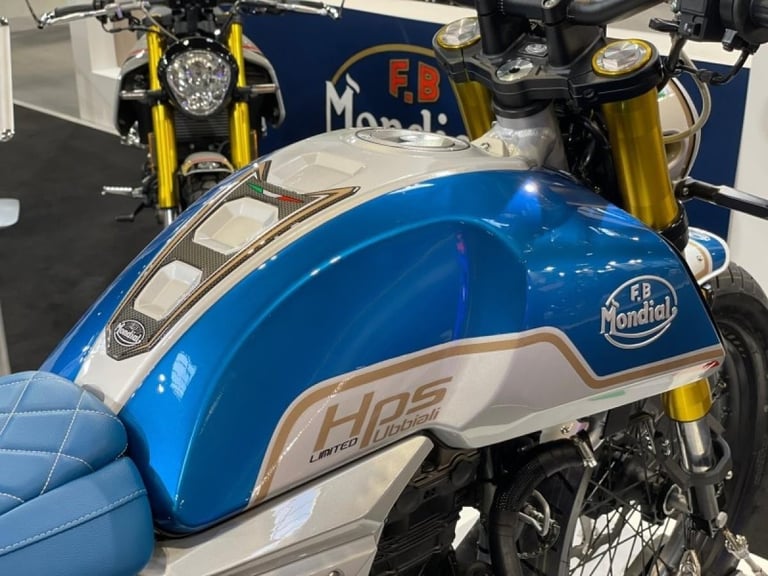 Mondial HPS 125 Ubbiali Edition 2024 Modern Classic Retro Cafe Racer Motorcyc...