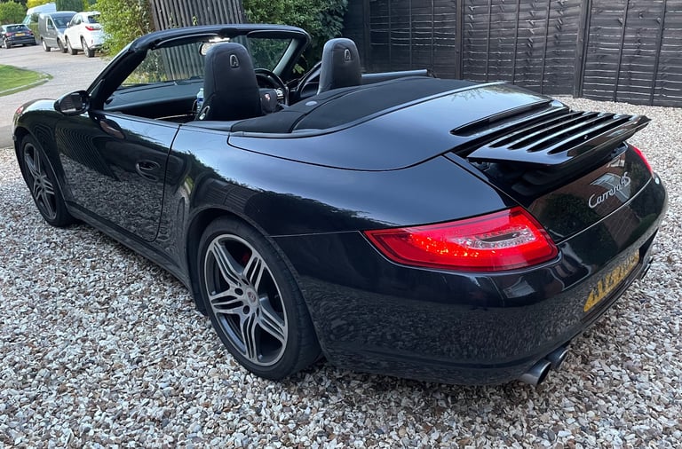 2007 PORSCHE 911 3.8 997 Carrera 4S Cabriolet! Turbo Alloys! Manual! Black! £22,500!