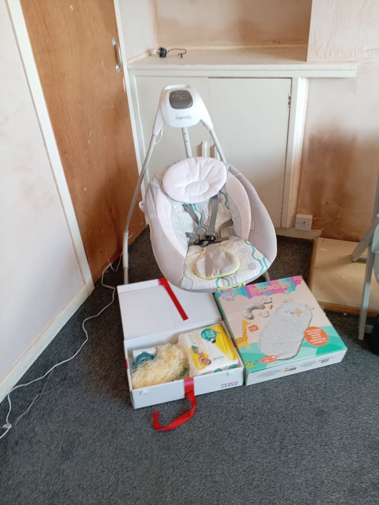 image for ingenuity baby swing rocker