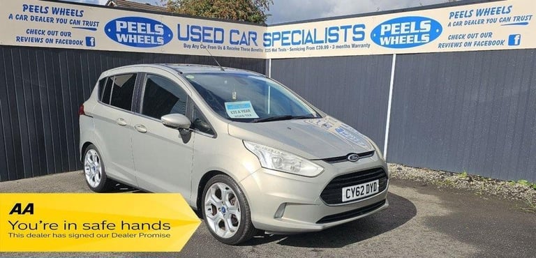 2012 62 FORD B-MAX 1.0T ECOBOOST TITANIUM MPV 5DR PETROL MANUAL EURO 5