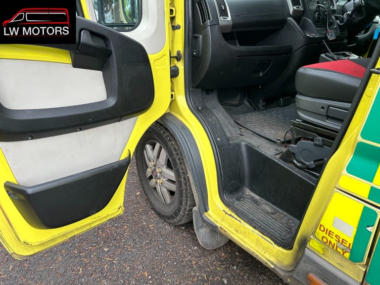 FIAT DUCATO 3.0 180 BHP MULTIJET EXLWB EXHIGH ROOF AMBULANCE 2012 62 REG