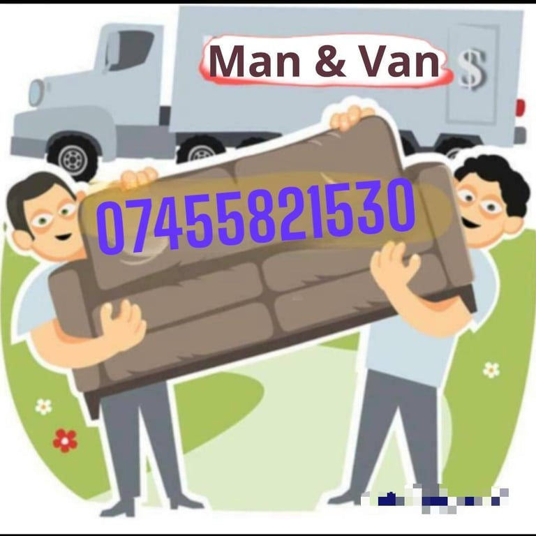image for 24/7 HOUSE MOVING COMPNAY MAN AND BIG VAN HIRE OFFICE STORAGE RELOCATION PIANO WASTE REMOVAL