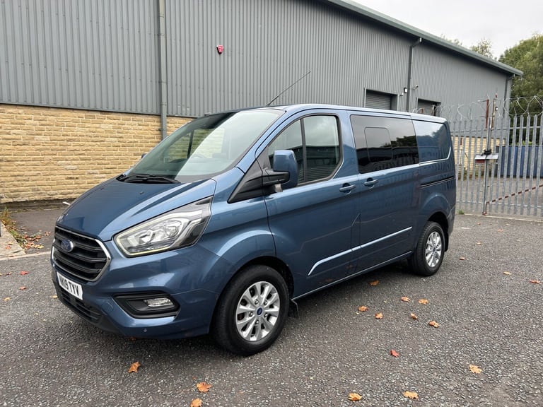 2019 Ford Transit Custom 2.0 TDCI 130ps DOUBLE/ CREW CAB Limited Van NO VAT PANEL VAN Diesel Manual