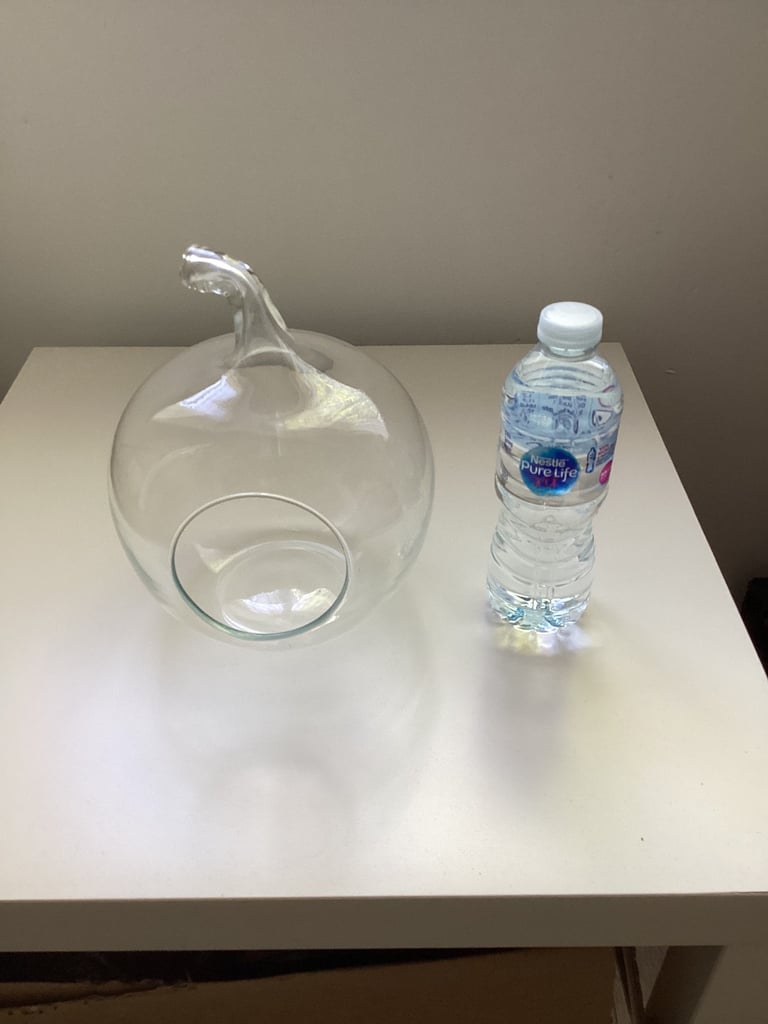 image for Unusual glass container with opening