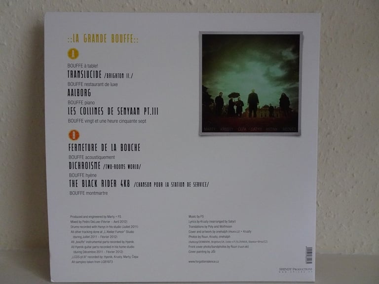 Forgotten Silence ‎– La Grande Bouffe Vinyl Limited to 250 copies