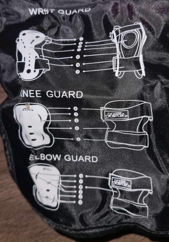 Skate protection pads set