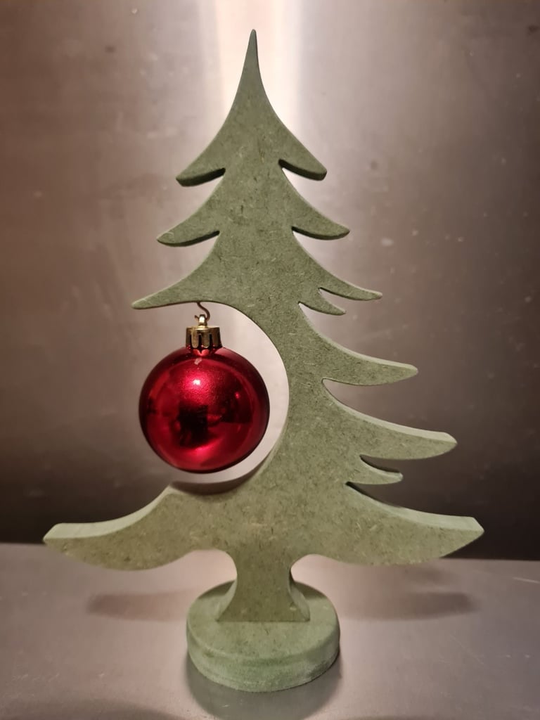 Handmade Christmas Tree Ornamental Decoration With Bauble