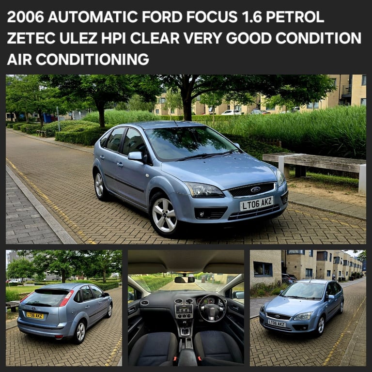 2006 FORD FOCUS 1.6 ZETEC PETROL ULEZ HPI CLEAR AUTOMATIC [Climate Pack] 