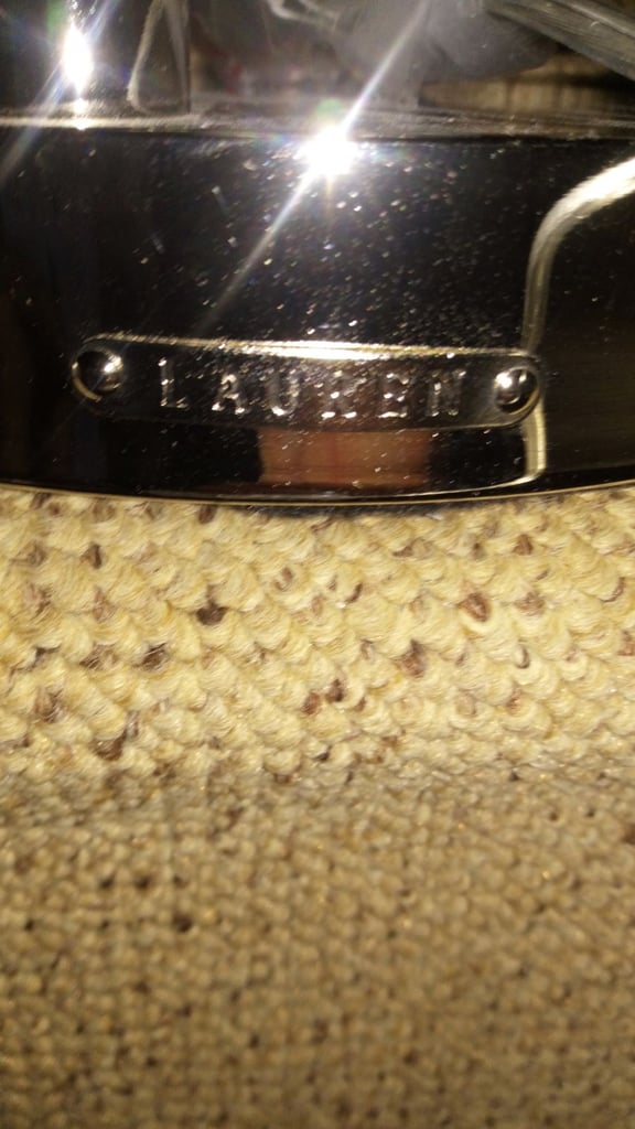 NEW RALPH LAUREN STAINLESS STEEL LAMP 