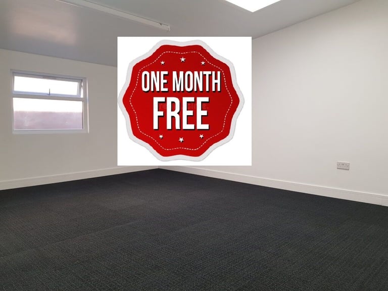 **ONE MONTH FREE** OFFICE FOR RENT **ONLY £800 PER MONTH**