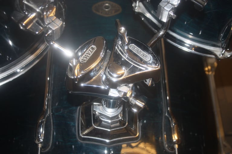 Vintage Tama Rockstar Custom Blue 5 Piece Drum Kit 22in Bass + All Hardware Included ~ £475 ono