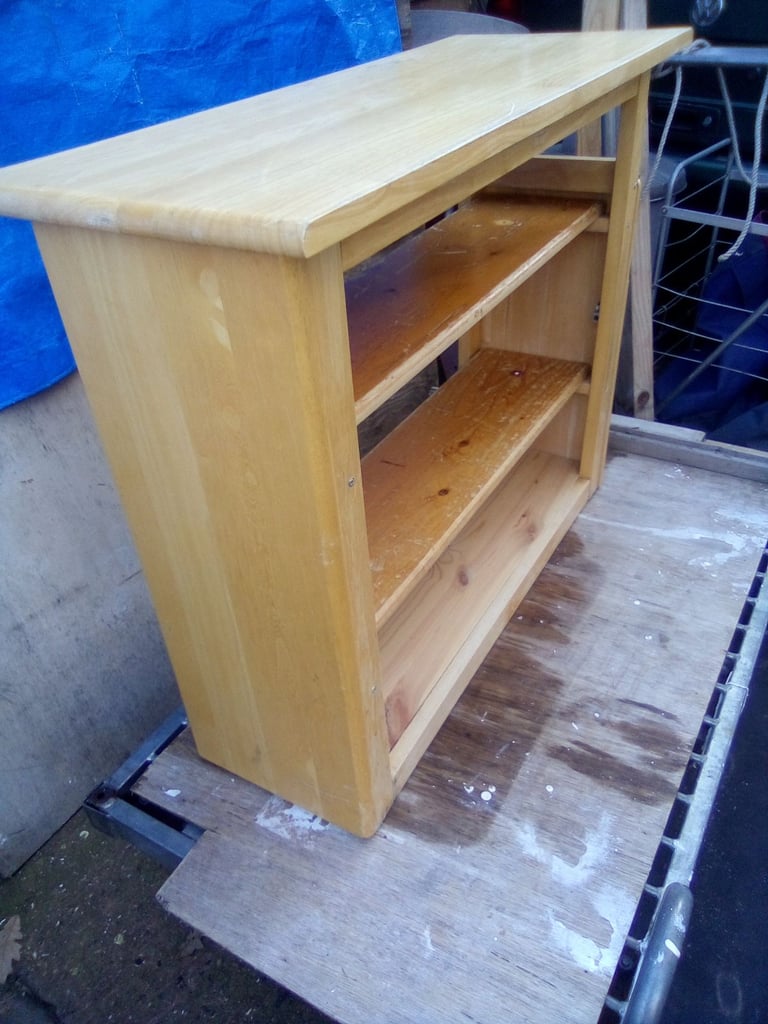 Solid pine wood deep handmade shelfing unit 