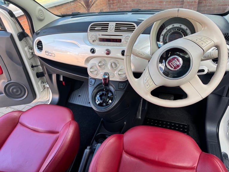 2010 Fiat 500 1.2 Lounge 3dr Dualogic [Start Stop] HATCHBACK Petrol Automatic