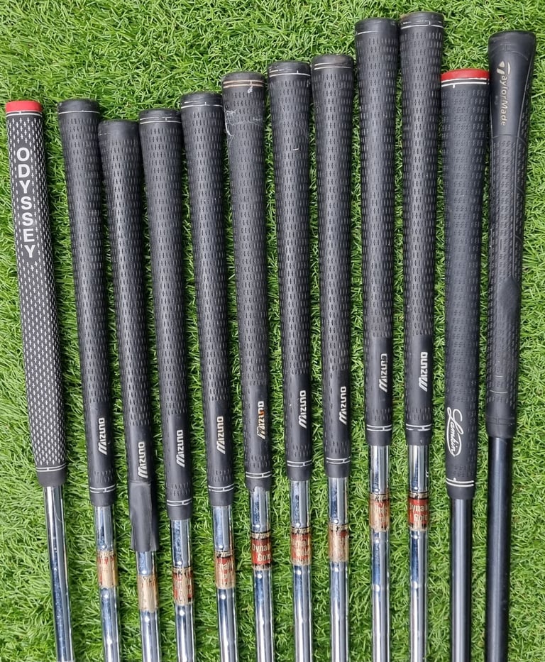 Taylor Made, Mizuno, Odyssey, R320 driver, Fli-Hi hybrid, Odyssey putter, stand-bag & MORE 