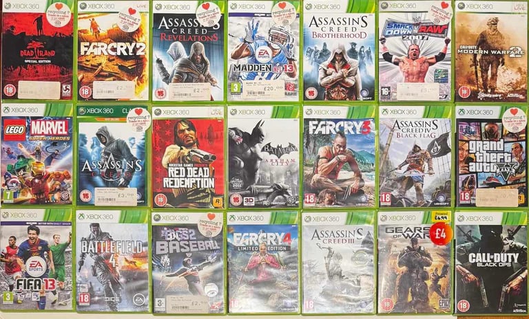 21 Xbox 360 Games Job Lot, All in Good Condition, £12 For All