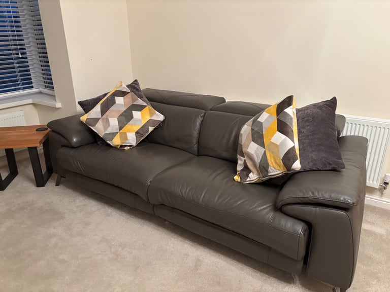 Sofa Leather Reclining 
