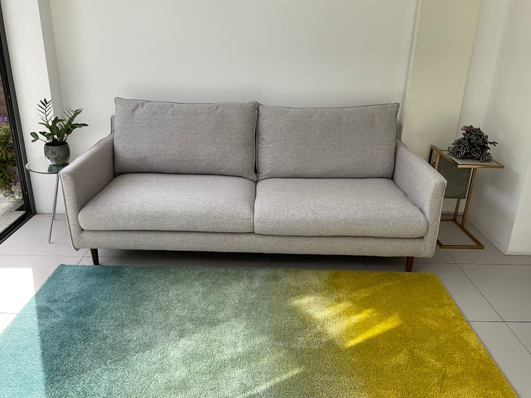 SITS Scandinavian sofa, large grey. Heals Habitat Ligne Roset, RRP £ 2.5+k so comfy 