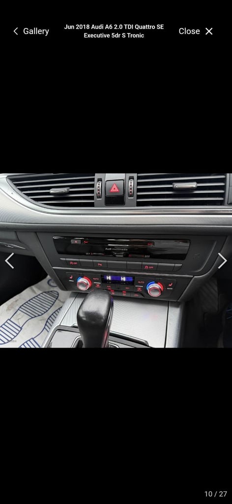 Audi, A6, Saloon, 2018, Semi-Auto, 1968 (cc), 4 doors